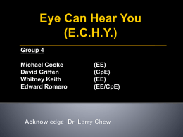 Eye Can Hear You (ECHY)