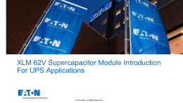 2015 May - XLM Supercapacitor Module for UPS (1).