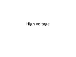 High voltagex