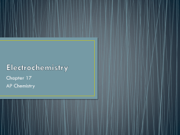 Electrochemistry - Waterford Public Schools
