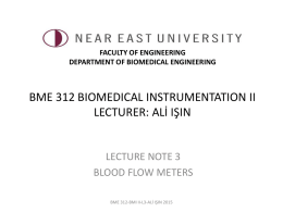 1.Electromagnetic Blood Flow Meters