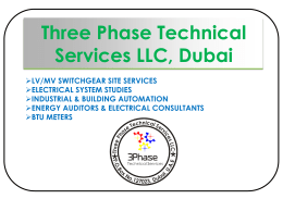 Offer - Three Phase Technical Services LLC