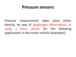Pressure sensors