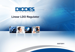 Load/Line Regulation (LDO)
