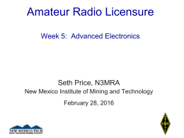 Slide 1 - New Mexico Tech