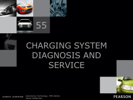 Charging System Diagnosis and Service