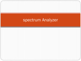 spectrum Analyzer