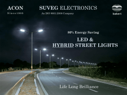 ACON LED-Hybrid Street Light