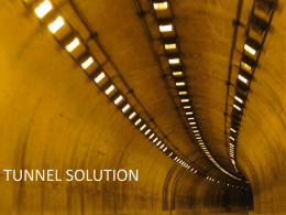 tunnel solution - Shreelight Power Pvt. Ltd.