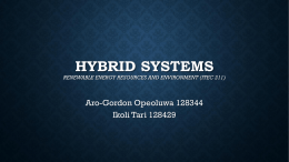 HYBRID SYSTEMS