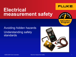Electrical measurement safety