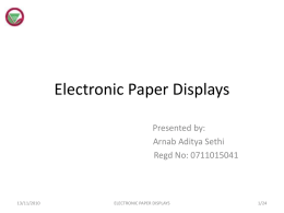 Electronic Paper - 123SeminarsOnly.com