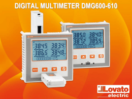 digital multimeter dmg600-610