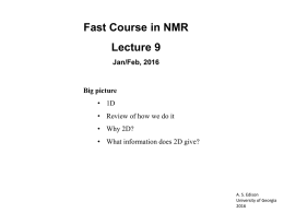 Lecture 9: The big picture