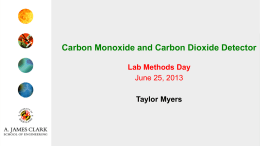 Carbon Monoxide and Carbon Dioxide Detector