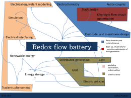 R reaction - Redox Flow Battery