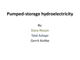 Pumped-storage hydroelectricity - Eilat