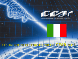 Logo Cear - Costruzioni Elettrotecniche Cear srl