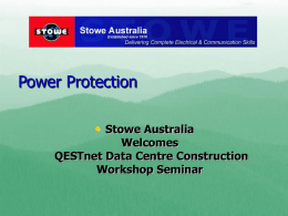 Stowe+Australia+Power+Protection+Presentation