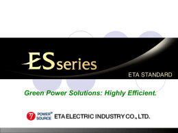 Green Solutions - ETA