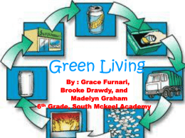 Green Living - crossercares