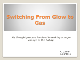 Switching From Glow to Gas