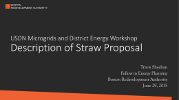 Sheehan Microgrid Multi-User Straw Proposal