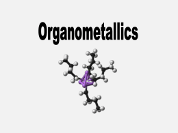Notes 07 Organometallic Compounds