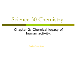Science 30 Chemistry