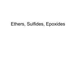 Ethers, Sulfides, Epoxides