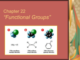 Organic Chem Functional Groups