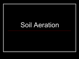 Aeration and Hydric Soils