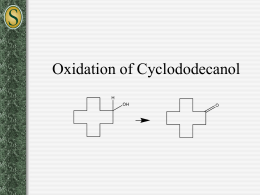 Oxidation notes