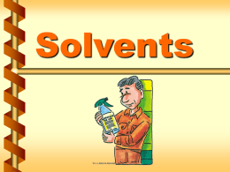 Solvents - the Mining Quiz List