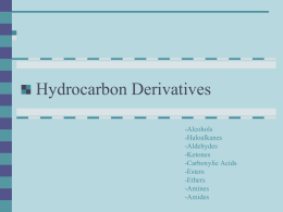 Hydrocarbon Derivatives - AHS-SCH4U