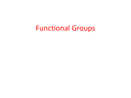 Functional Groups - La Salle University