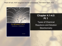 Ch 4.1-4.5 pt 1 AP Chem Student - Zumdahl ppt