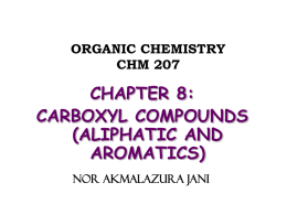 chapter 8-carboxyl compounds