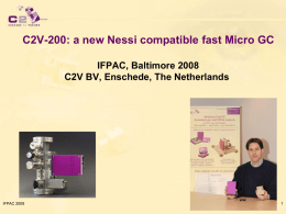 C2V 200: a new Nessi compatible microGC