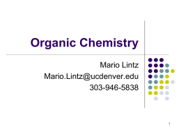 Organic Chemistry I