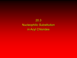 Reactions of Acyl Chlorides