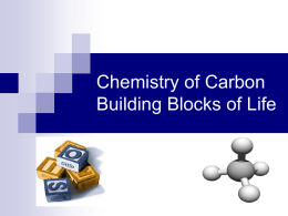 Chemistry of Carbon Building Blocks of Life