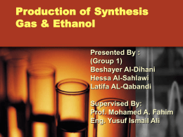 Production of synthesis gas