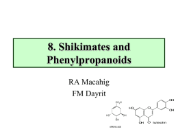 Shikimic acid - coercingmolecules
