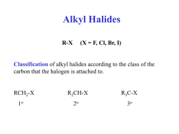Alkyl halides