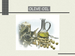 Olive oil presentation of Italia