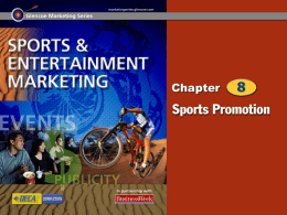 Promotion in Sports Marketing - Hatboro