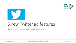 5 New Twitter Ad Features