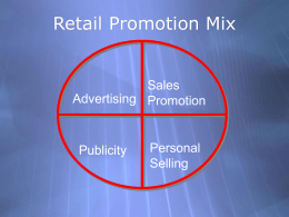 Intro to Sales Promotion