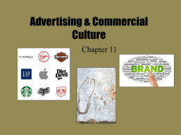Advertising & Commercial Culture